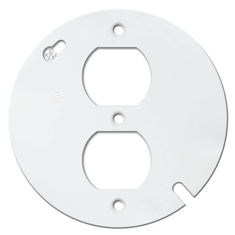 electrical outlet round cover plate